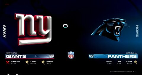 Ep10 Giants Franchise: vs Panthers: LB Breakout Scenario!
