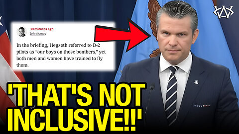 Liberal Reporter LOSES IT over Pete Hegseth's B-2 Bomber Comment!