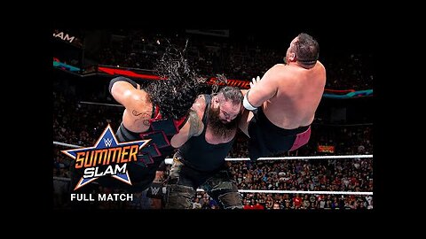 FULL MATCH Lesnar vs. Reigns vs. Joe vs. Strowman - Universal Title Match SummerSlam 2017