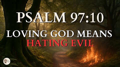 Psalm 97:10 Loving God Means Hating Evil