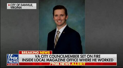 Danville, VA city council member Lee Vogler has just been SET ON FIRE by an attacker