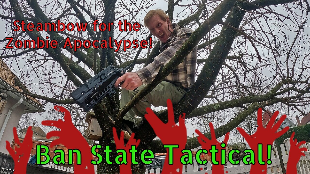 Steam Bow Stinger 2 RE-View! Anti-zombie crossbow for 2025! (Ban State Tactical)