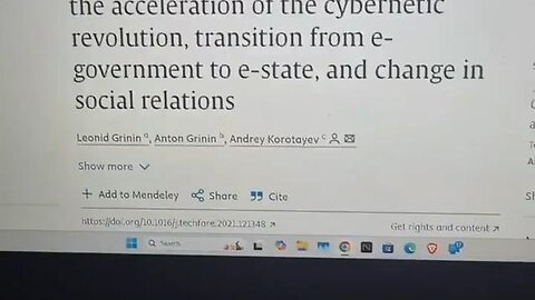 The "pandemic" was a trigger to accelerate the Cybernetic Revolution...