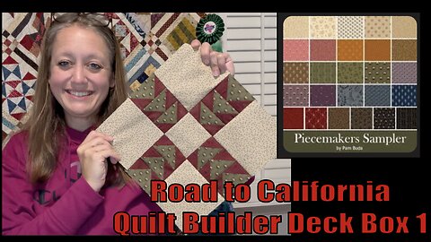 The Home Stretch.... Lets Finish this Quilt : Road to California Block