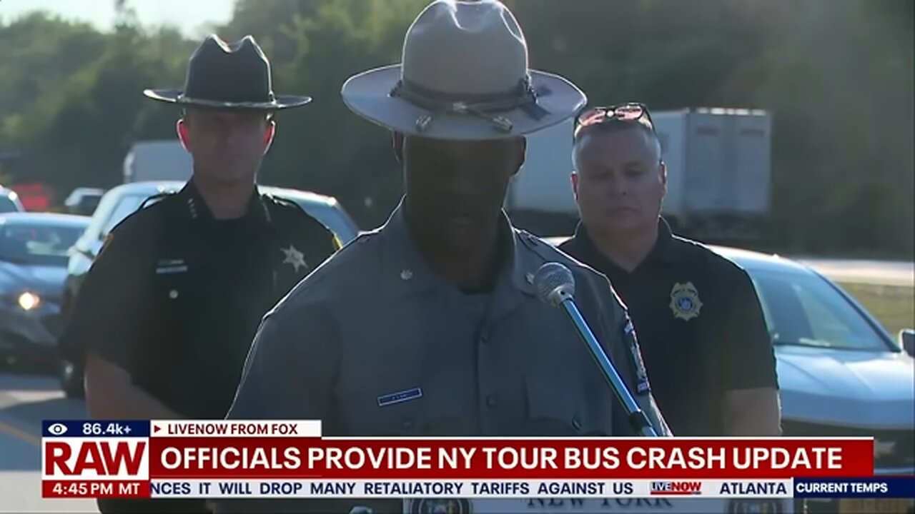 Update: At least 5 dead in New York tour bus crash, no children