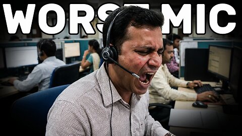 This Scammer has The WORST Microphone EVER!