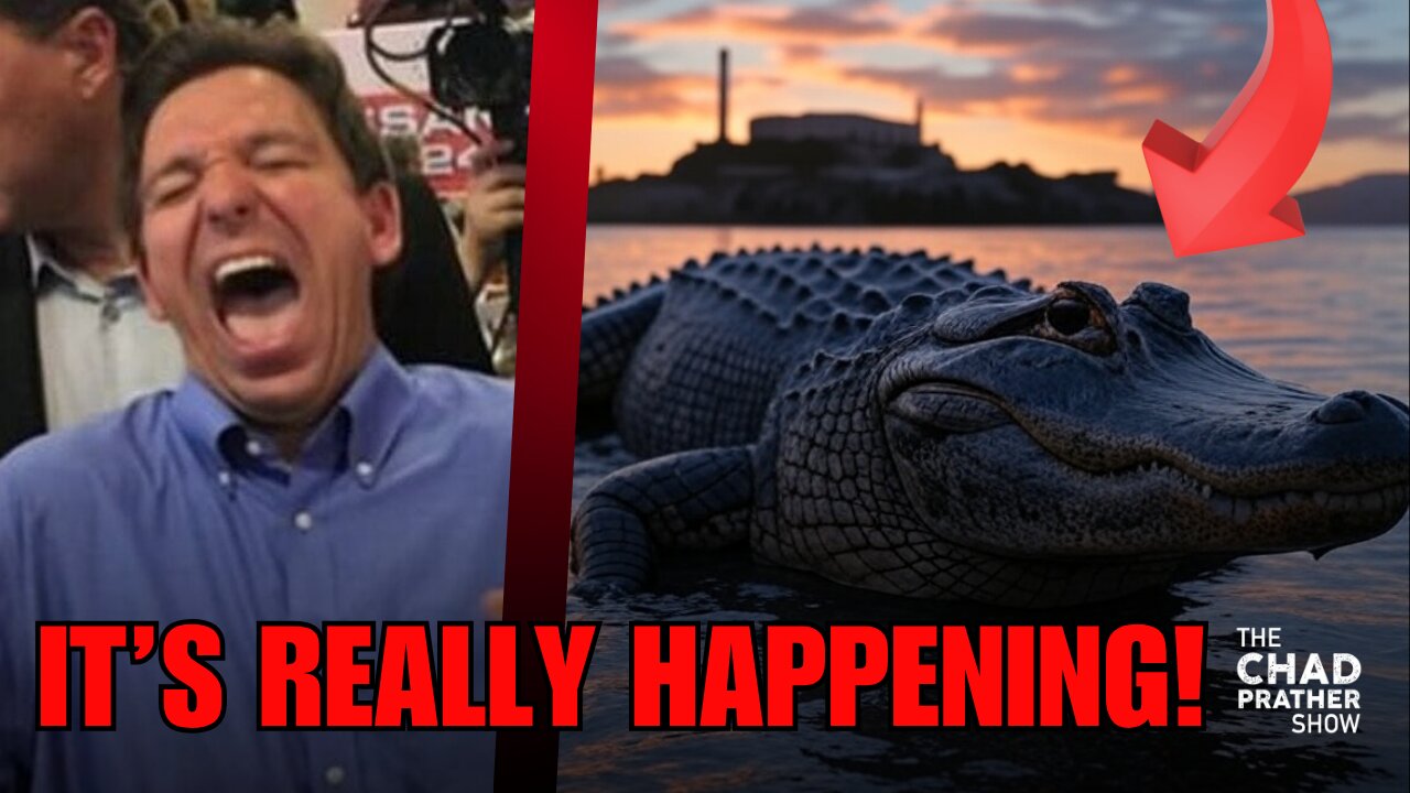 Florida's 'Alligator Alcatraz' To Open This Week, House Illegal Criminals Surrounded By Alligators!