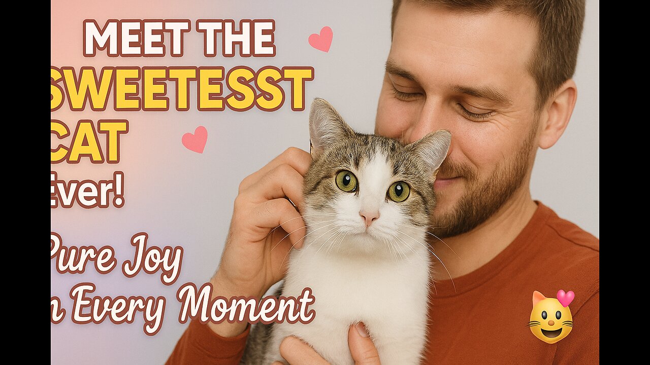 Meet the Sweetest Cat Ever! Pure Joy in Every Moment 😻💕
