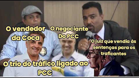 O trio do PCC: O Nazista de Moraes negociava a droga com o PCC, Aécio Neves destribuia e vendia Gilmar Mendes soltava os traficantes vendo sentenças.