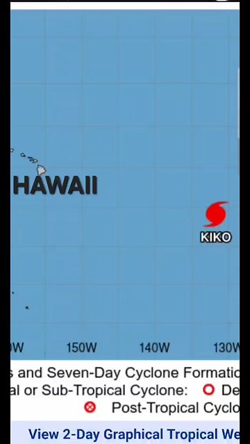 MAJOR HURRICANE KIKO HEADS TOWARDS HAWAII STRONGER!