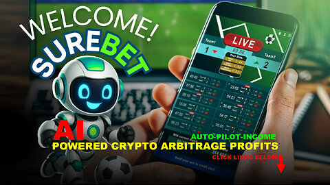 SUREBET (golden tips) AI CRYPTO ARBITRAGE SPORTS BETTING PROFITS (and much more) TOP TEAM ROB BUSER