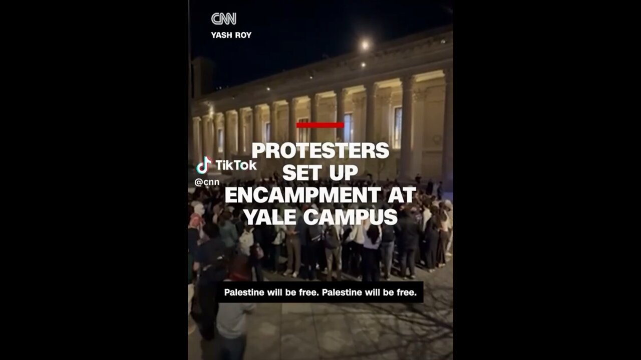 Yale University has been taken over by Palestine protesters