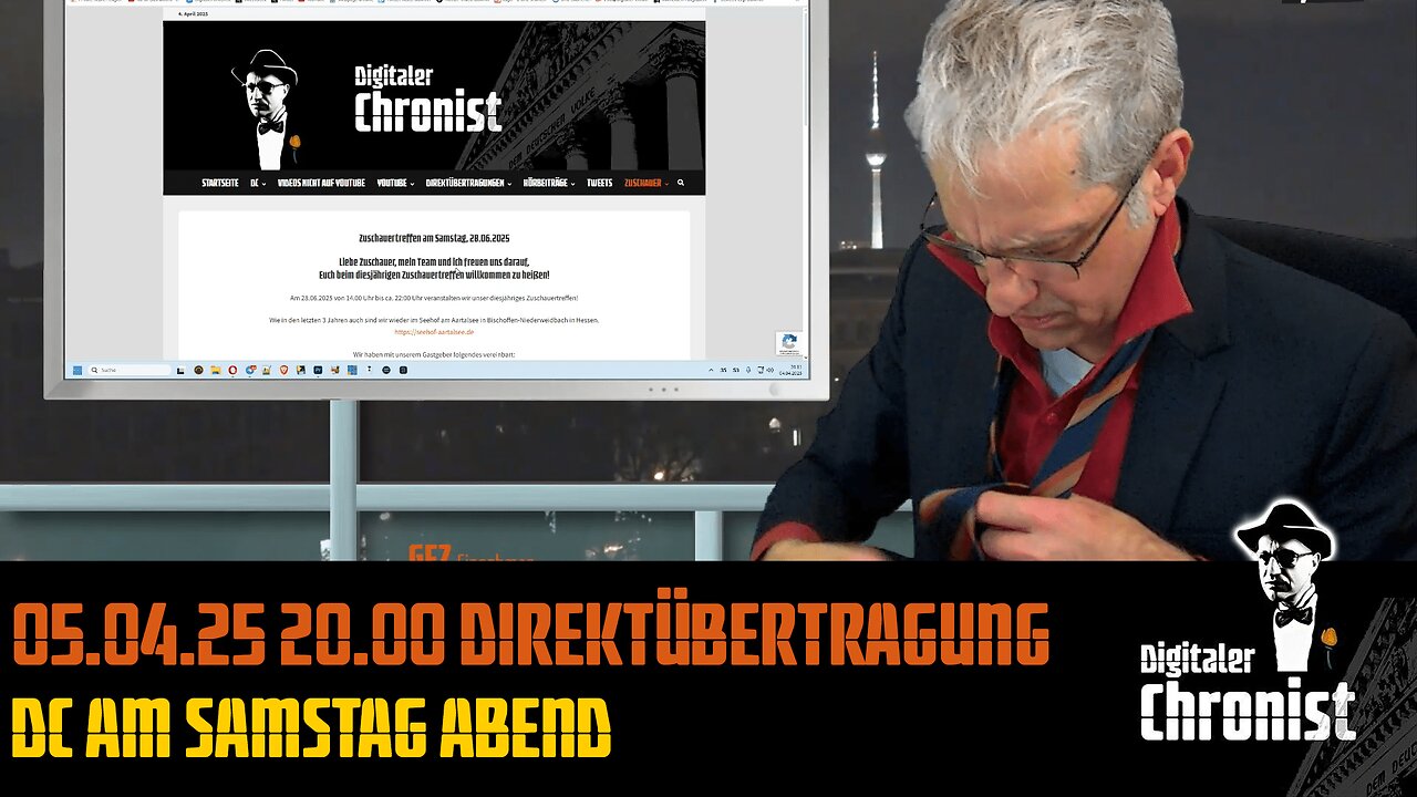 Aufzeichnung vom 05.04.25 Direktübertragung! DC am Samstag Abend