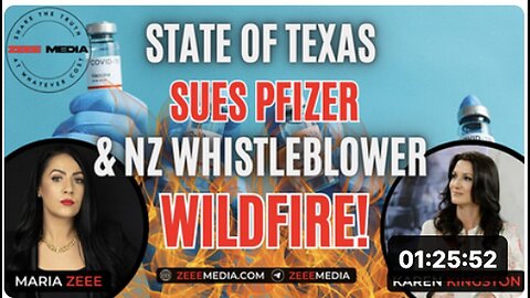 "Texas Sues Pfizer: Karen Kingston & NZ Whistleblower Ignite Controversy"