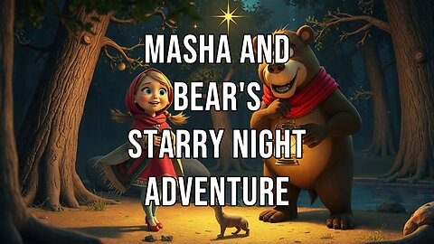 Masha and Bear's Starry Night Adventure | #adventure #friendship #cozy #nature #storytime