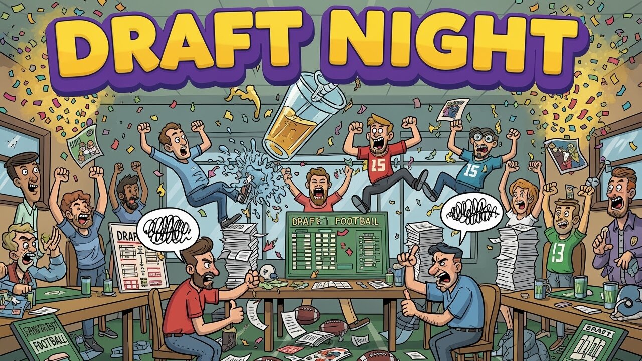 Crush the Competition: LIVE Fantasy Football Draft Like a PRO!