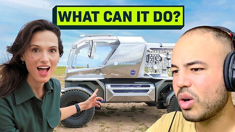 Kalkazian reacts Michelle Khare & Cleo Abram | Why NASA Is Sending This Truck To The Moon
