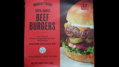 Walmart's Marketside 100% Angus Beef Burgers taste test...by chickens.