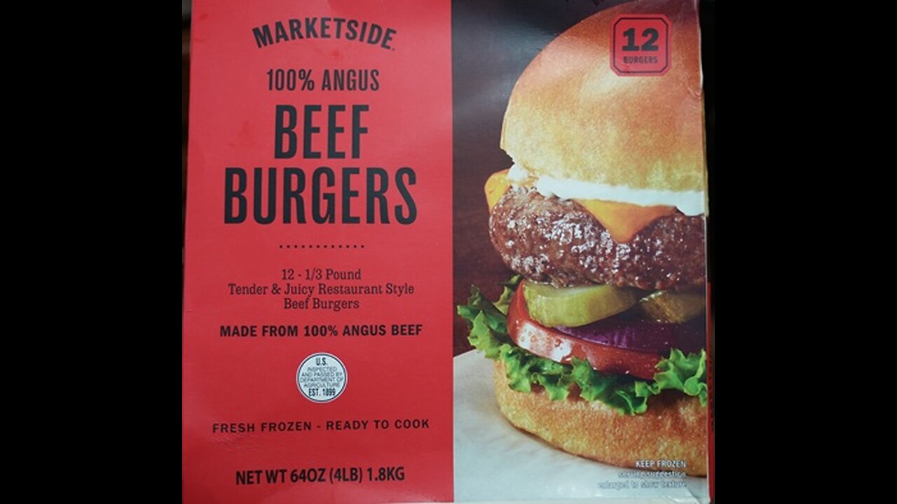 Walmart's Marketside 100% Angus Beef Burgers taste test...by chickens.