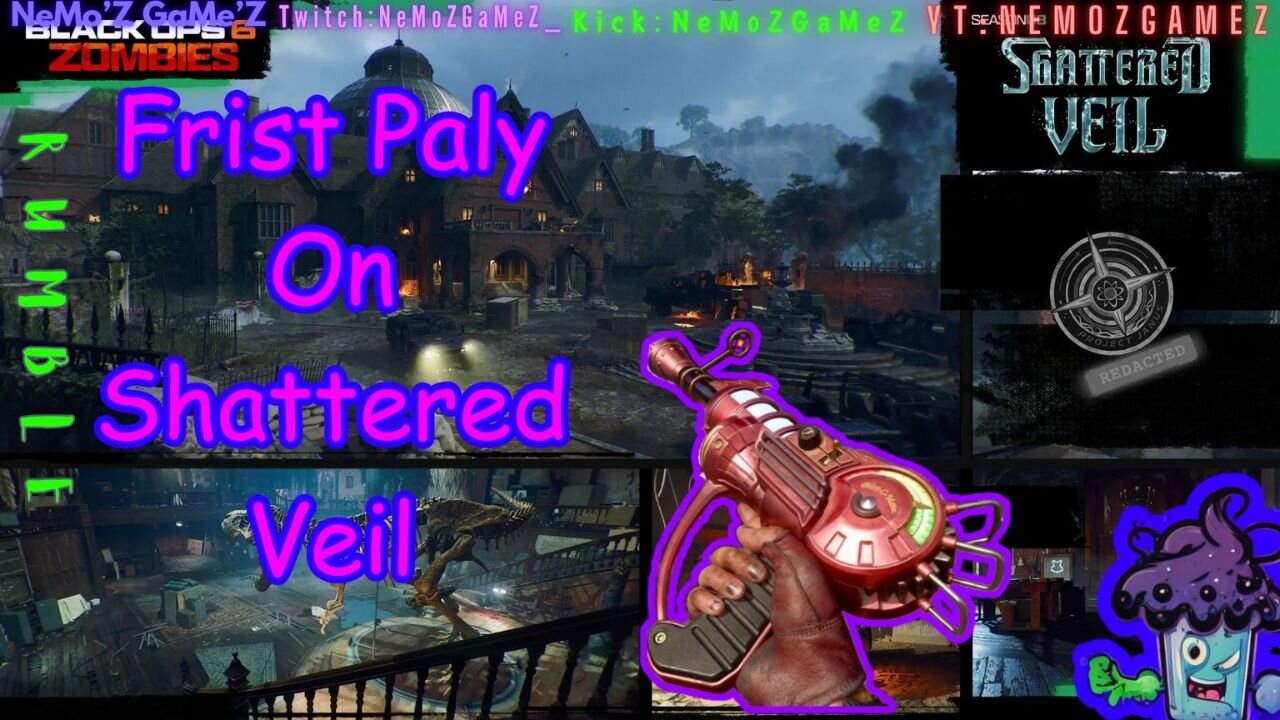 Black ops 6 ZOMBIES : Frist Play on Shattered Veil Round 2