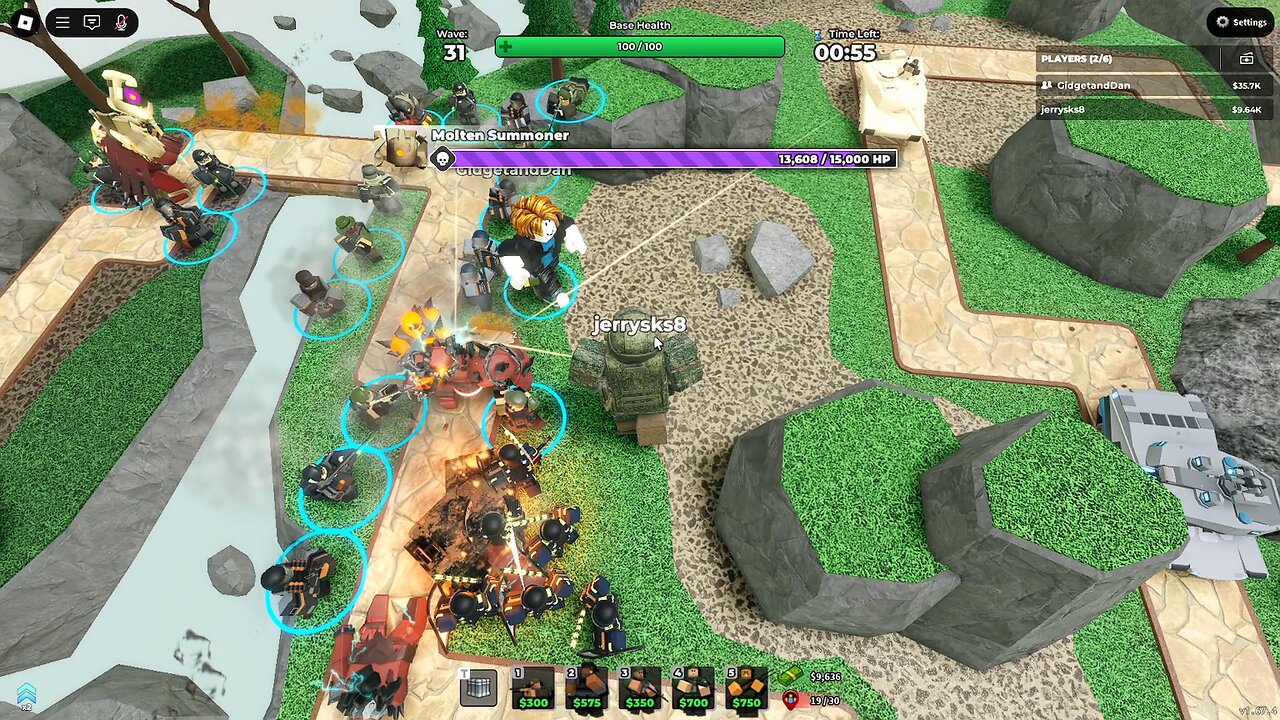Playing Tower Defence Simulator in Roblox - (No Commentary).
