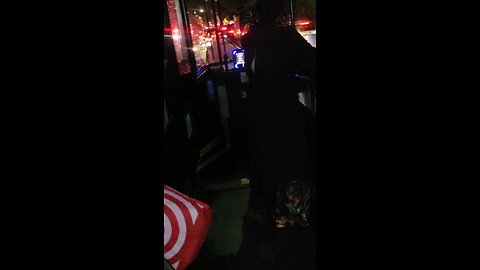 Don't know whats going on but I see the NY Predators Dept using their lights so I had to record.
