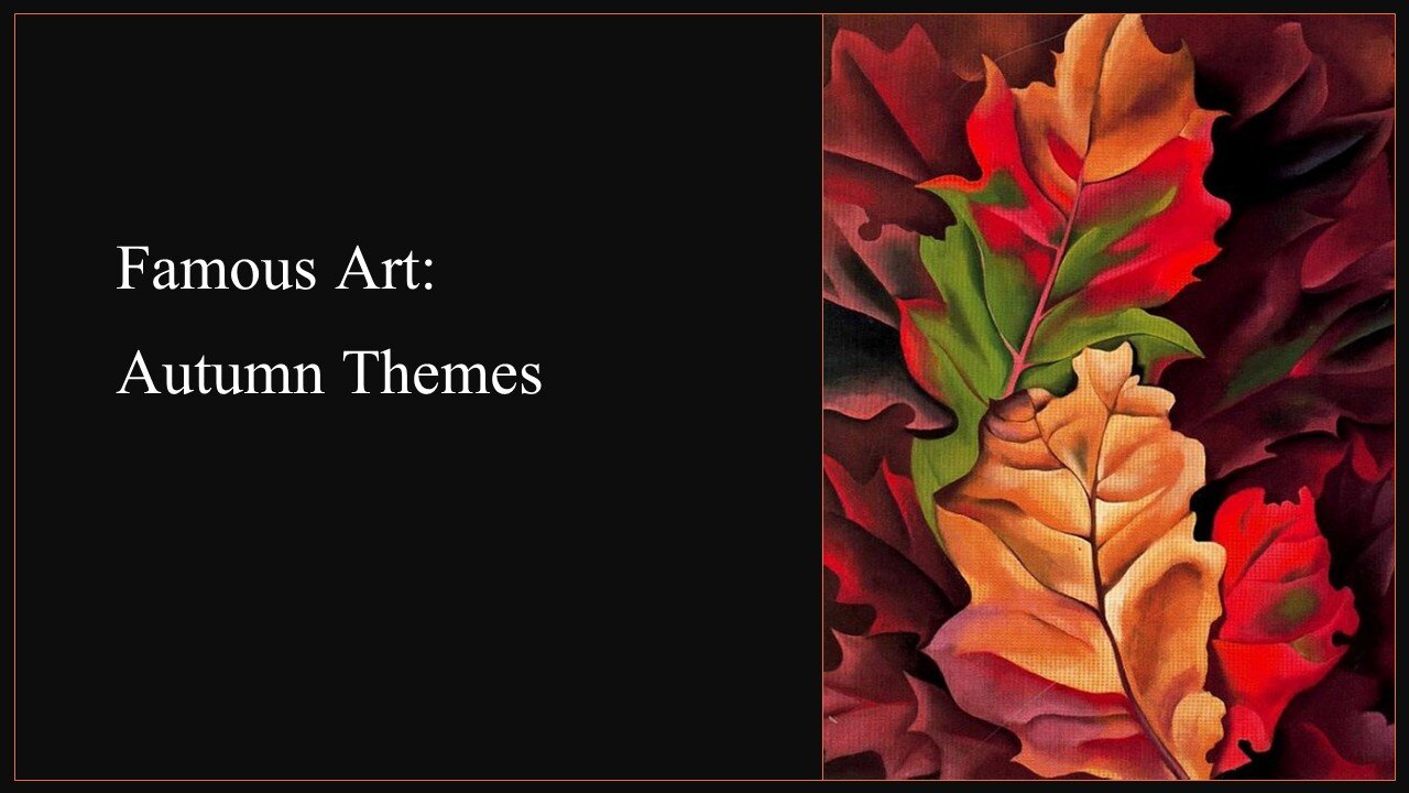Famous Art: Autumn Themes