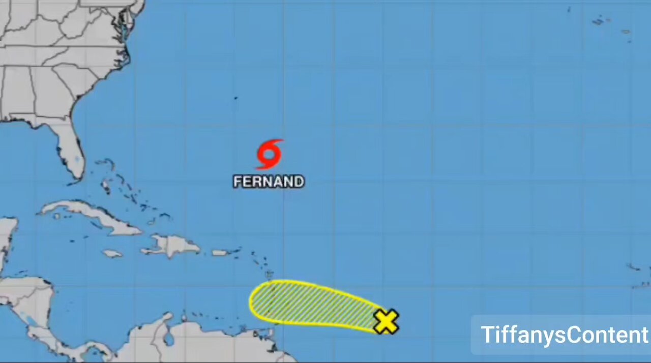 NEW TROPICAL STORM FERNAND FORMS SOUTH OF BERMUDA!