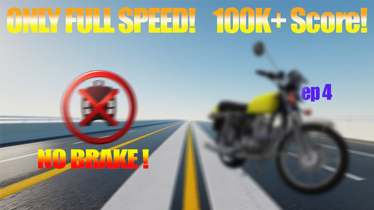 Get READY for 100K+ Scores with NO BRAKE Technique! EP 4 || TIX GAMING || Traffic Rider ||