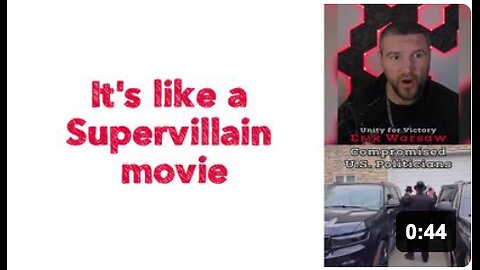 It's like a Supervillain movie