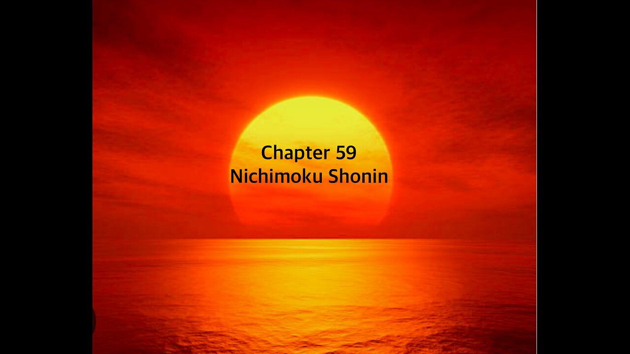 Chapter 59 Nichimoku Shonin