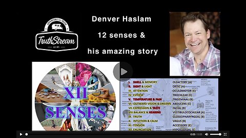 Denver Haslam 12 senses, Face Plunging, Unconditional Self Love & his amazing story live 7/3 3pm pacific 6pm eastern