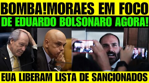🔥🚨 BOMBA! A perseguição a Eduardo e o aviso prévio dos EUA para cancelar visto de Moraes