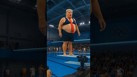 Trump ‍♂️ Diving for Gold at the 2028 LA Olympics