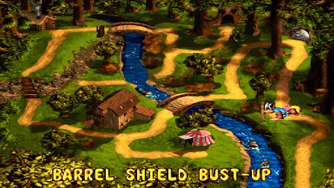 D.K.C. 3™ : DIXIE KONG'S Double Trouble! / ACT #2. KREMWOOD FOREST / A2#1. BARREL SHIELD BUST-UP! DK