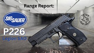 Range Report: Sig Sauer P226 Legion SAO (Single Action Only)