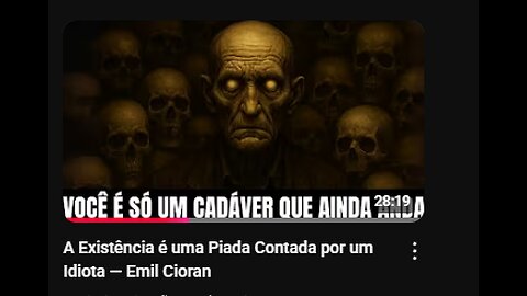 A Existência é uma Piada Contada por um Idiota — Emil Cioran