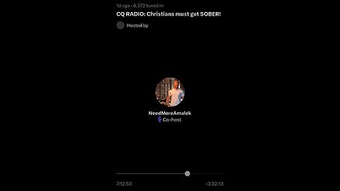 NeedMoreAmalek explains how the Crusades were not actually based (CQ RADIO)
