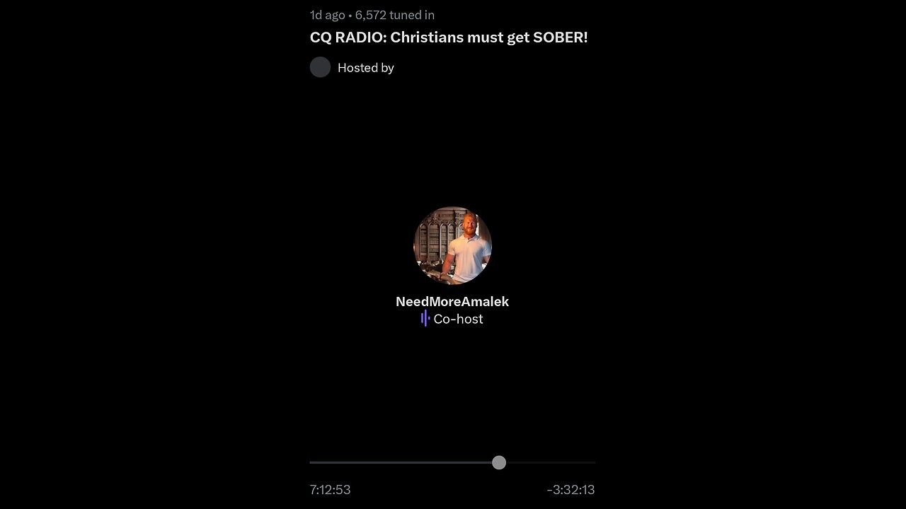 NeedMoreAmalek explains how the Crusades were not actually based (CQ RADIO)