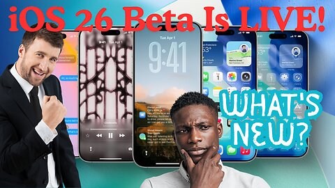 iOS 26 Beta Is Here: Liquid Glass, Live Translation & AI Upgrades!