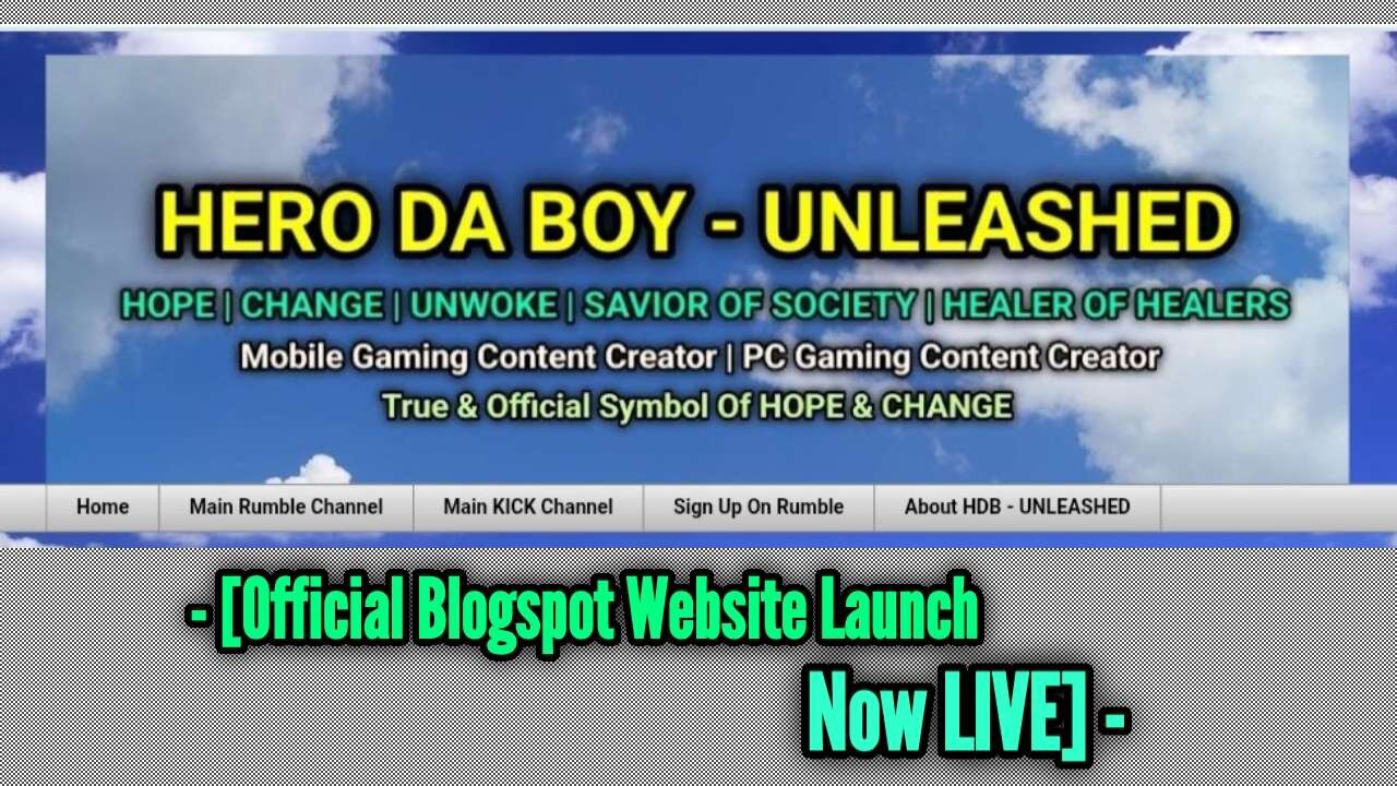Official BlogSpot Website Now LIVE