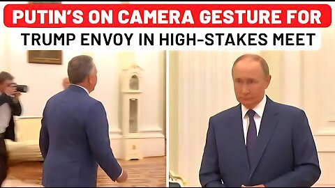 Putin Gives This Look To Trump Envoy In High-Stakes Meet Two Days Before Ukraine War Deadline Ends