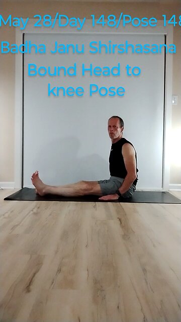 Badha Janu Shirshasana / Bound Head to knee Pose