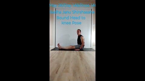 Badha Janu Shirshasana / Bound Head to knee Pose