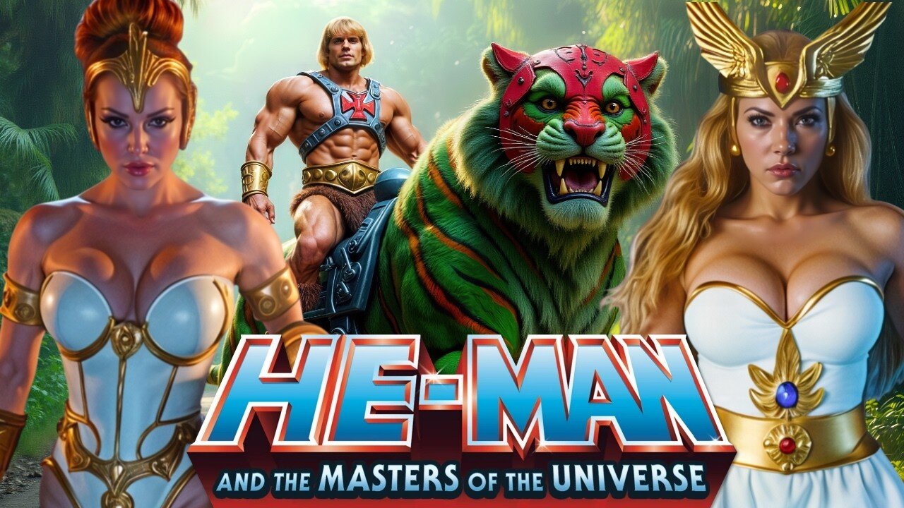He-Man, She-Ra & The Masters of the Universe Reimagined with AI