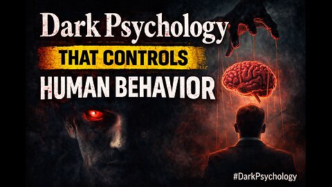 “Dark Psychology That Controls Human Behavior” 🧠🖤