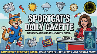 Sportcat’s Daily Gazette | NEWSOM TROLLS TRUMP? 🏥 Dr. Dolittle & The Shimmering Arteries!