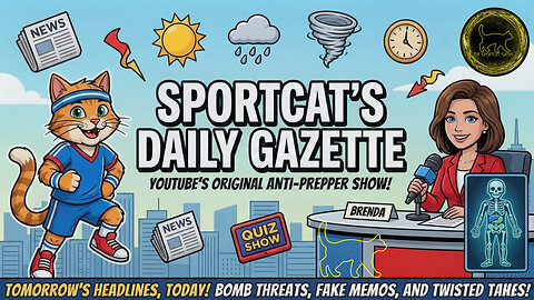 Sportcat’s Daily Gazette | NEWSOM TROLLS TRUMP? 🏥 Dr. Dolittle & The Shimmering Arteries!