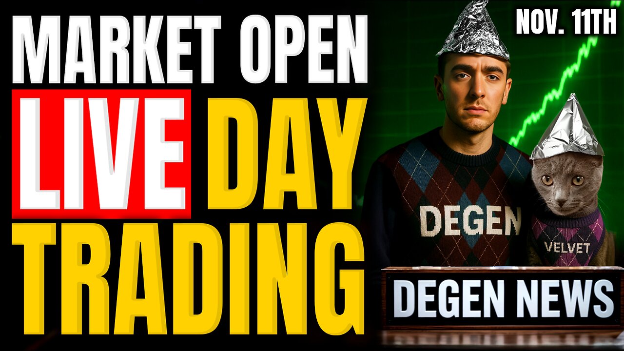 Stock Market Open: BTFD or Dead Cat?! || Live Day Trading