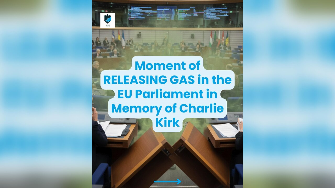 🤣 Moment of RELEASING GAS in the EU Parliament in Memory of Charlie Kirk 💨
